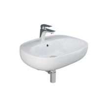 Barclay 4-1731WH - Illusion 600 Wall-Hung Basin 1-hole, WHITE