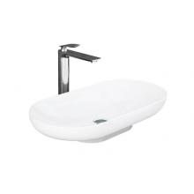 Barclay 4-601WH - Des 27-1/2'' Vessel, no faucet holes, White