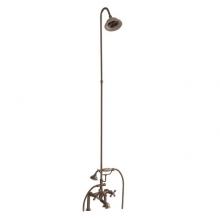 Barclay 4062-MC-MB - Elephant Spout, Riser, Shower head, Crs Hdle, Matte Black