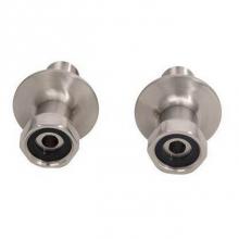 Barclay 4507-CP - Straight Couplers for CI Tubs, Polished Chrome