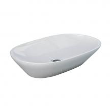 Barclay 5-503WH - Variant 23-5/8'' x 14'' Oval Counter Top Basin in White