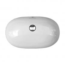 Barclay 5-602WH - Variant 23-5/8'' x 14'' Oval Undercounter Basin in White