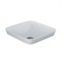 Barclay 5-608WH - Variant 14'' Square Drop-In Basin in White