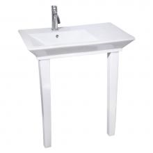 Barclay B/960WH - Opulence Basin, 31-1/2'', White, Rect Bowl, 4'' cc