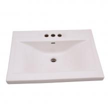 Barclay 4-264WH - Mistral 510 Wall-Hung Basin 4'' cc, White