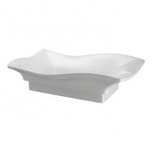 Barclay E240-B - Carusso Wave Above Counter Basin, White