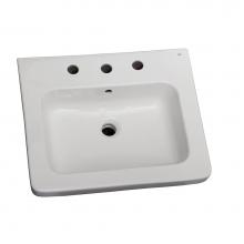 Barclay B/3-1081WH - Resort 650 Basin only, White-1 hole