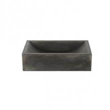 Barclay 5-321CDG - Eldon Rect Cement Above Counter Basin,Dusk Gray