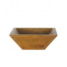 Barclay 5-326CVB - Radam Square Cement, Above Counter Basin,Vintage Brown