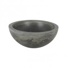 Barclay 5-310CDG - Cordell Small Oval Cement Vessel, Dusk Gray