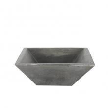 Barclay 5-326CGC - Radam Square Cement, Above Counter Basin,Copper Green