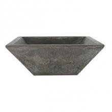 Barclay 5-326CDG - Radam Square Cement, Above Counter Basin,Dusk Gray