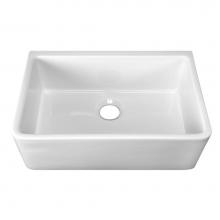 Barclay FS30CD - Delia 30'' Apron Front Sink Center Drain, WH