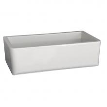 Barclay FS33RC - Hannah 33'' Single Bowl Farmer Sink, Rounded Corners, White