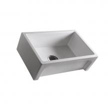 Barclay FSSB1054-WH - Granville 30'' Single Bowl FireClay Farmer sink , White