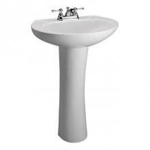 Barclay B/3-202WH - Hampshire 575 Basin, 4''cc,  White