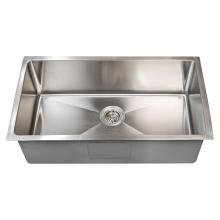 Barclay KSSSB2162-SS - Fabyan 32'' SS Single Bowl Undermount Kitchen Sink