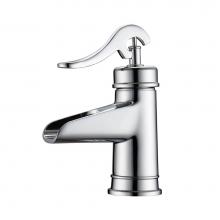 Barclay LFS308-CP - Thalia Single Handle Lavatory Faucet w/Hoses,Polished Chrome