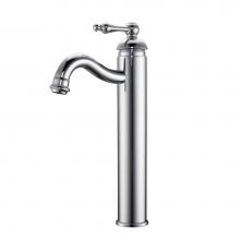 Barclay LFV400-CP - Afton Single Handle Vessel Faucet with Hoses, CP