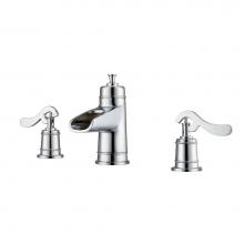 Barclay LFW112-ML-CP - Batson Widespread Lav Faucet w/Hoses, Lever Handles, CP