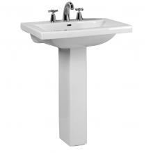 Barclay B/3-268WH - Mistral 510 Basin, 8''cc, White