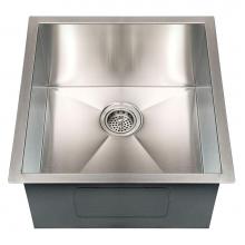 Barclay PSSSB2088-SS - Telly 19'' SS Undermount Prep Sink