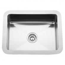 Barclay PSSSB2216-SS - Uberto 21'' SS Undermount Prep Sink