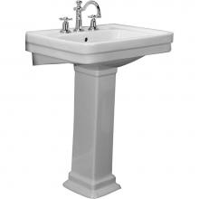 Barclay 3-664WH - Sussex 660 Pedestal Lavatory,  4''cc, White