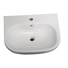 Barclay B/3-2021WH - Tonique 450 Basin only, White-1 hole