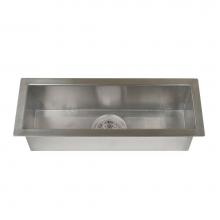 Barclay TSSSB2126-SS - Whitesboro 23'' Zero Radius SS Trough Sink