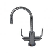 Mountain Plumbing MT1841-NLIH/CPB - Hot & Cold Water Faucet with Contemporary Round Body & Industrial Lever Handles