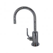 Mountain Plumbing MT1840-NLIH/ULB - Hot Water Faucet with Contemporary Round Body & Industrial Lever Handle