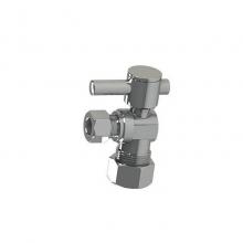 Mountain Plumbing MT521-NL/SB - Mini Lever Handle with 1/4 Turn Ball Valve - Lead Free - Angle (1/2'' Compression)