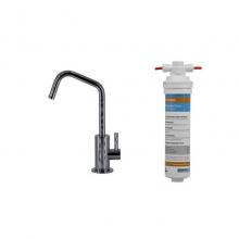 Mountain Plumbing MT1823FIL-NL/CPB - Point-of-Use Drinking Faucet with Contemporary Round Body & Handle (120° Spout) & Mou