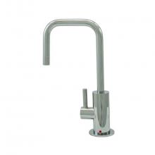 Mountain Plumbing MT1830-NL/ULB - Hot Water Faucet with Contemporary Round Body & Handle (90° Spout)