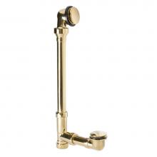 Mountain Plumbing BDSCFT22/ULB - Clawfoot Style Bath Waste & Overflow with EZ-Click™ Trim Kit (Brass Body)