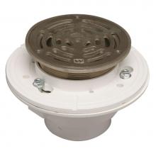 Mountain Plumbing MT509P/CPB - 6'' round PVC shower drain