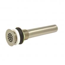 Mountain Plumbing MT735/ULB - 20 Hole Brass Lavatory Grid Drain - 8'' Tailpiece without Overflow