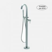 Sigma 1.1600530.G4 - 1600 - Contemporary Floormount Single-Hole Tub Filler W/Handshower Complete