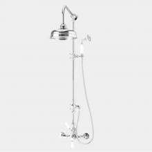 Sigma 1.0098910.G4 - 1/2'' Exposed Thermostatic Shower Set W/#98 Cross Handle - W/Built-In Diverter & Sta