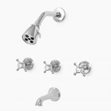 Sigma 1.157833.26 - 1800 Sussex 3 Valve Tub & Shower Set