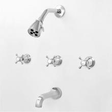 Sigma 1.305533.26 - 300 St. Michel 3 Valve Tub/Shower Set