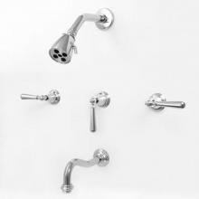 Sigma 1.355633.26 - 350 Loire 3 Valve Tub & Shower Set