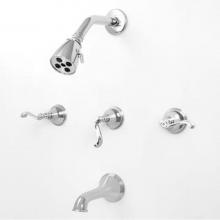 Sigma 1.400433.40 - 400 Charlotte 3 Valve Tub/Shower Set