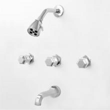 Sigma 1.727333.26 - 720 Alicante 3 Valve Tub & Shower Set