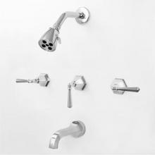 Sigma 1.727433.26 - 720 Valencia 3 Valve Tub & Shower Set