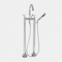 Sigma 1.0050520.G4 - Contemporary Floormount Tub Filler W/Handshower W/Ceres Ii - Complete