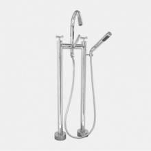 Sigma 1.0048520.G4 - Contemporary Floormount Tub Filler W/Handshower W/Nova Ii - Complete