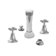 Sigma 7.0046390.26 - Bidet Set Complete with 463 Cross Handle in Polished Chrome