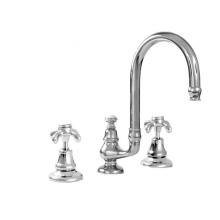 Sigma 7.5248108.26 - Sancerre Petite Widespread Lavatory Set with 481 Drop Cross Handle in Polished Chrome